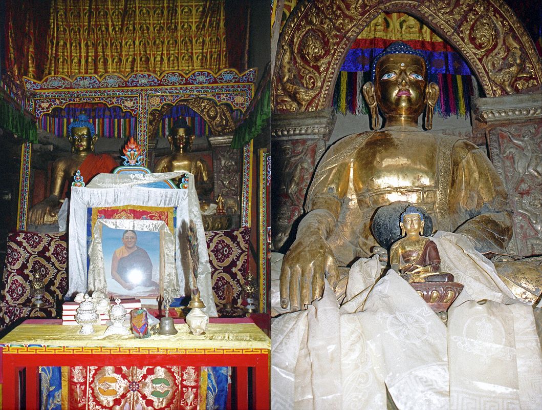 307 Jharkot Gompa Statues Of Buddha